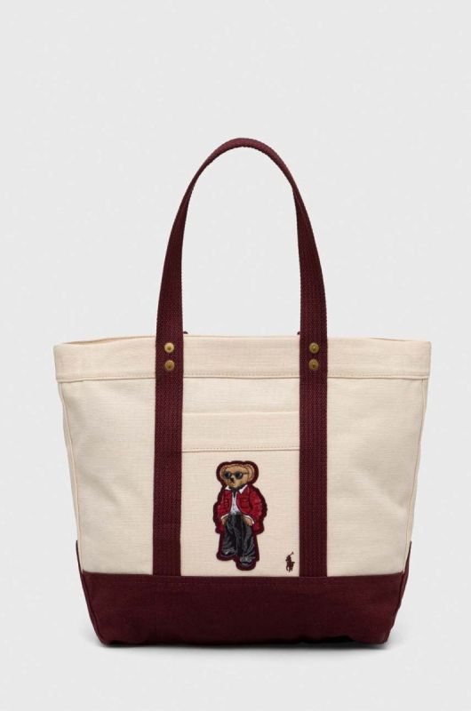 Сумочка Polo Ralph Lauren колір бежевий (3633802)