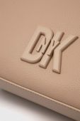 Шкіряна сумочка Dkny колір бежевий (3635676)
