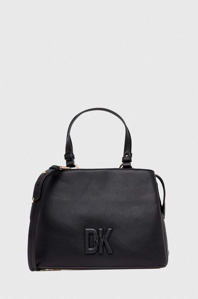 Шкіряна сумочка Dkny колір чорний (3635675)