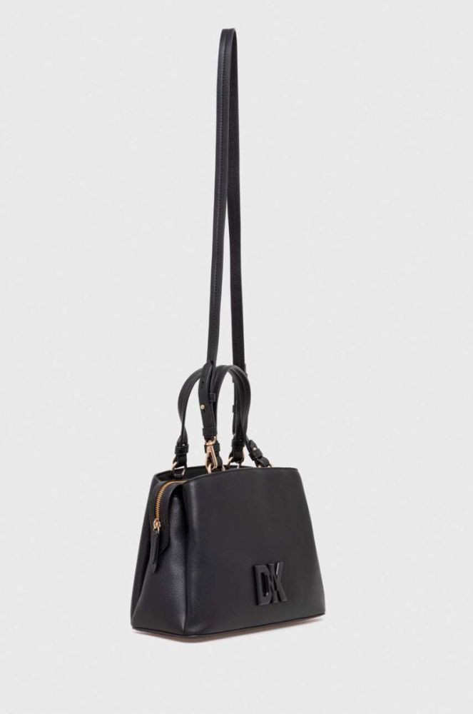 Шкіряна сумочка Dkny колір чорний (3635675) фото 2