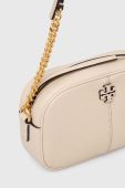 Шкіряна сумочка Tory Burch колір бежевий (3689498)