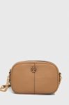 Шкіряна сумочка Tory Burch колір бежевий (3689500)