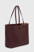 Шкіряна сумочка Tory Burch колір бордовий (3689505)