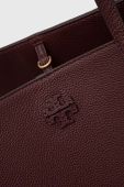 Шкіряна сумочка Tory Burch колір бордовий (3689505)