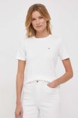 Бавовняна футболка Tommy Hilfiger жіночий колір білий (3689587)