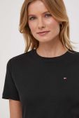Бавовняна футболка Tommy Hilfiger жіночий колір чорний (3689562)