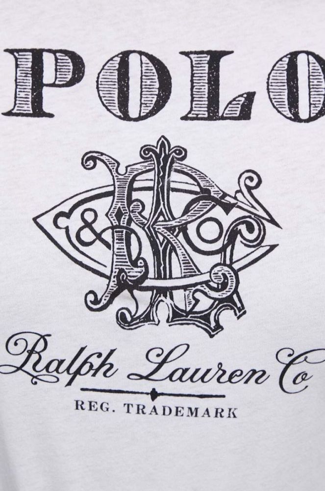 Бавовняна футболка Polo Ralph Lauren жіночий колір білий (3648704) фото 5