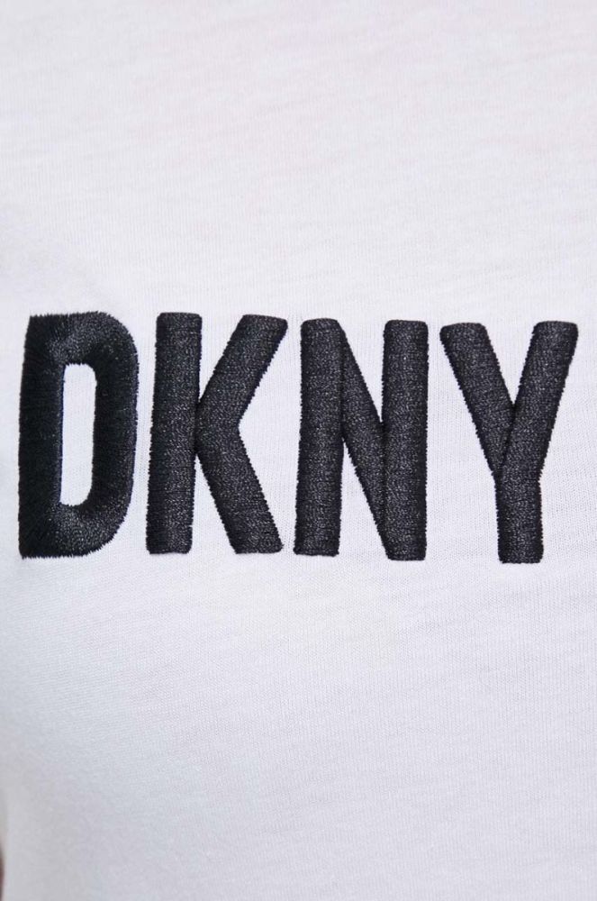 Футболка Dkny жіночий колір білий (3648713) фото 5