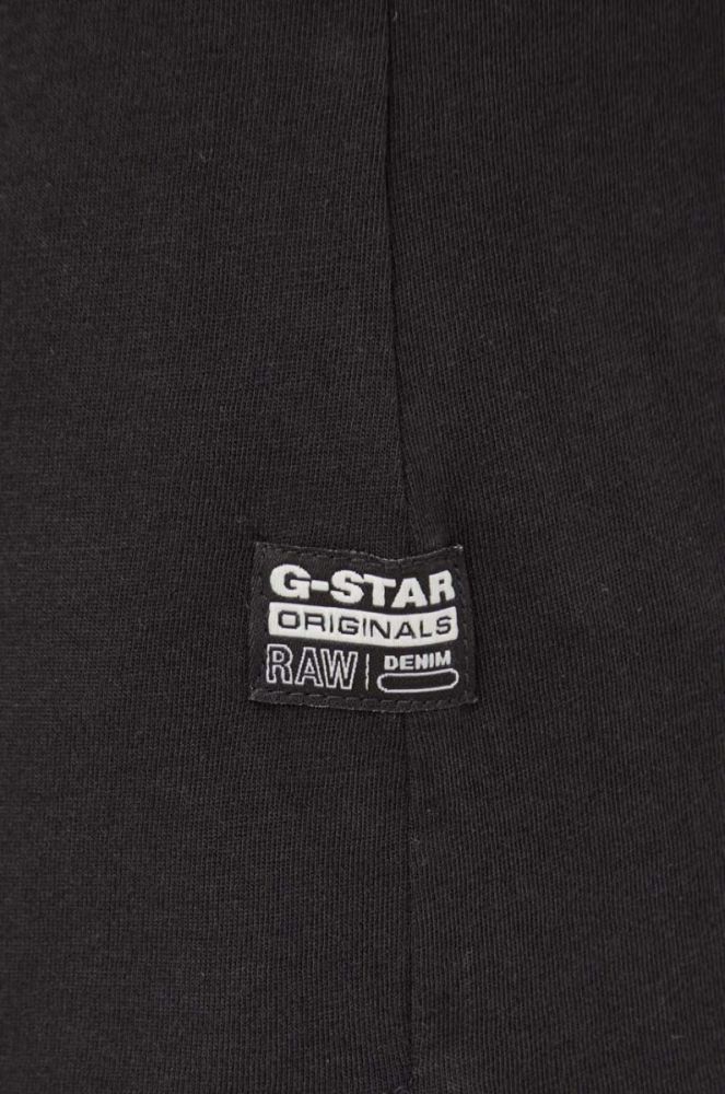 Бавовняна футболка G-Star Raw жіночий колір чорний (3657937) фото 5