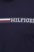 Бавовняна футболка Tommy Hilfiger чоловічий колір синій з принтом