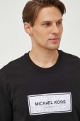 Бавовняна футболка Michael Kors чоловічий колір чорний з аплікацією (3655834)