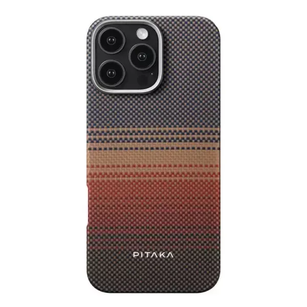Карбоновий чохол Pitaka Tactile Woven Case Sunset для iPhone 16 Pro Max (KI1601SUM)