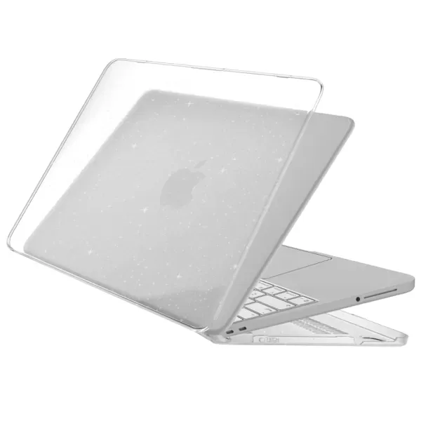 Чохол Tech-Protect Smartshell Glitter Clear для MacBook Neo 13” A18 Pro (2026) фото 3