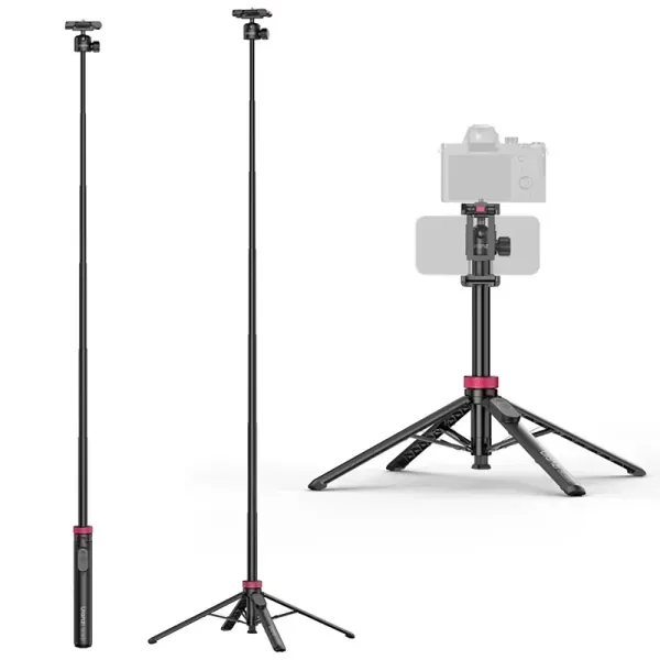 Монопод-штатив Ulanzi MT-44B 2 в 1 Selfie Stick Quadpod S056 Black (S056) фото 2