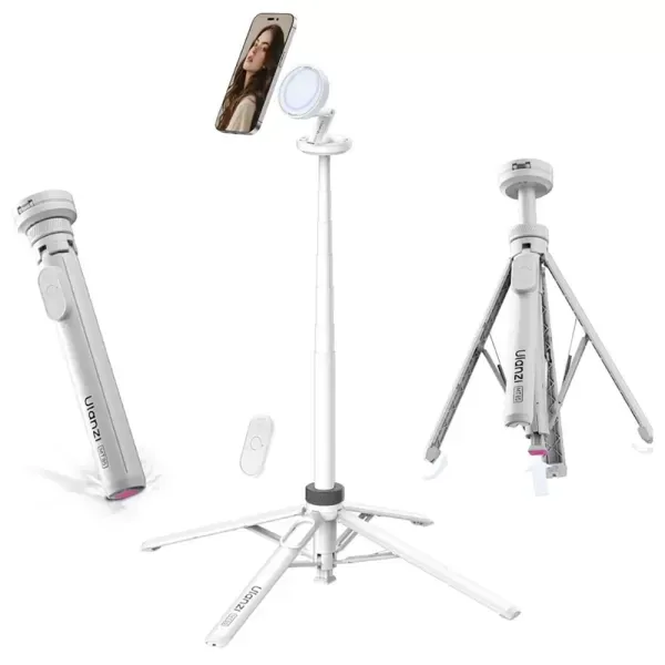 Монопод-штатив Ulanzi MT85 Automatic Pop-Up Phone Tripod Magsafe White (S043) фото 2