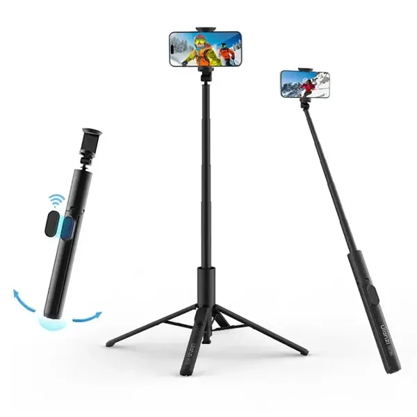 Монопод-штатив Ulanzi MT86 Automatic Phone Tripod Black (S023) фото 2