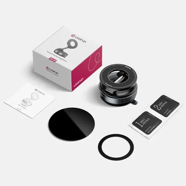 Тримач для телефона Ulanzi SK-25 Mobile PhoneSuction Cup Holder Black (S003) фото 3
