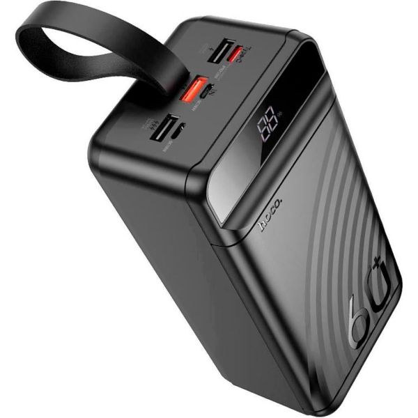 Зовнішній акумулятор Hoco J123C Element 60000mAh 22.5W Black (612098) Вітрина фото 2