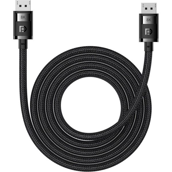Кабель Baseus High Definition DP 8K to DP 8K 2m Black (B00633706111-02)