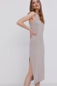Сукня Answear Lab ECO колір бежевий midi пряма (1498429)