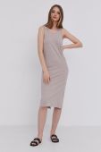 Сукня Answear Lab ECO колір бежевий midi пряма (1498438)