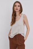 Топ Answear Lab ECO жіночий колір бежевий