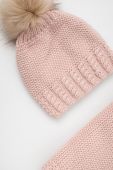 Шапка і снуд Answear Lab колір рожевий (2655214)