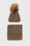 Шапка і снуд Answear Lab колір бежевий (2662277) Шапка і снуд Answear Lab колір бежевий (2662277)