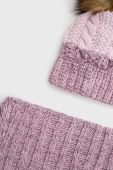Шапка і снуд Answear Lab колір рожевий (2652712) Шапка і снуд Answear Lab колір рожевий (2652712)