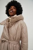 Куртка Answear Lab жіноча колір бежевий перехідна (2572912)