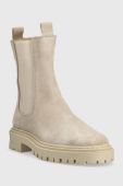 Замшеві черевики Answear Lab жіночі колір бежевий на платформі (2756270)