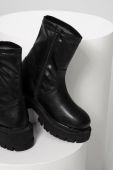 Шкіряні черевики Answear Lab жіночі колір чорний на платформі (2622984)