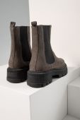 Замшеві черевики Answear Lab жіночі колір сірий на платформі Замшеві черевики Answear Lab жіночі колір сірий на платформі