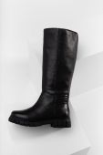 Шкіряні чоботи Answear Lab жіночі колір чорний на платформі (2605307)