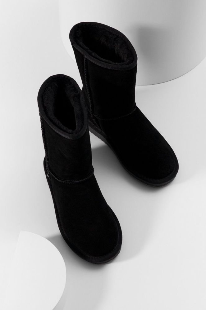 Замшеві чоботи Answear Lab колір чорний (2605343)