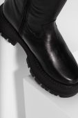 Шкіряні чоботи Answear Lab жіночі колір чорний на платформі (2605360)
