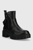 Черевики Answear Lab жіночі колір чорний на плоскому ходу злегка утеплена (2762932)