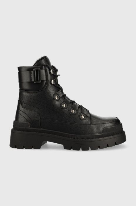 Черевики Answear Lab жіночі колір чорний на платформі утеплене (2760792) Черевики Answear Lab жіночі колір чорний на платформі утеплене (2760792)