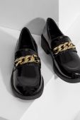 Мокасини Answear Lab жіночі колір чорний на платформі (2710131)