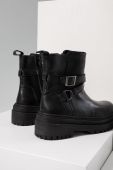 Шкіряні черевики Answear Lab жіночі колір чорний на платформі (2610620)