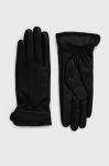 Шкіряні рукавички Answear Lab жіночі колір чорний (2776458)