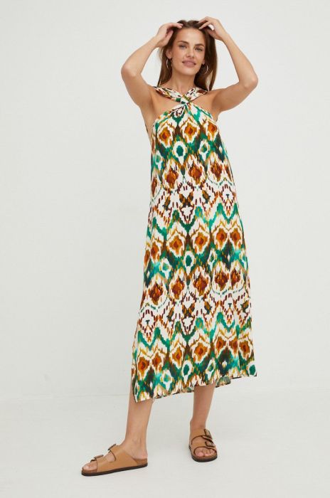 Сукня Answear Lab колір зелений maxi пряма (2523888)