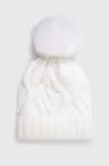 Шапка Answear Lab колір білий з товстого трикотажу (3619533) Шапка Answear Lab колір білий з товстого трикотажу (3619533)
