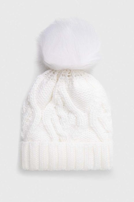 Шапка Answear Lab колір білий з товстого трикотажу (3619533)