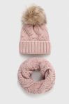 Шапка і снуд Answear Lab колір рожевий (3619540) Шапка і снуд Answear Lab колір рожевий (3619540)