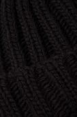 Шапка з вовною Answear Lab колір чорний з товстого трикотажу (3619555)