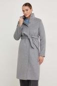 Вовняне пальто Answear Lab колір сірий перехідний (3502006)