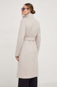 Вовняне пальто Answear Lab колір бежевий перехідний (3520839)