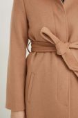 Вовняне пальто Answear Lab колір коричневий перехідний (3502017)