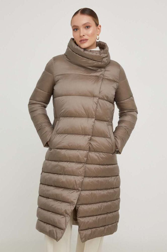 Куртка Answear Lab жіноча колір бежевий зимова (3501962)